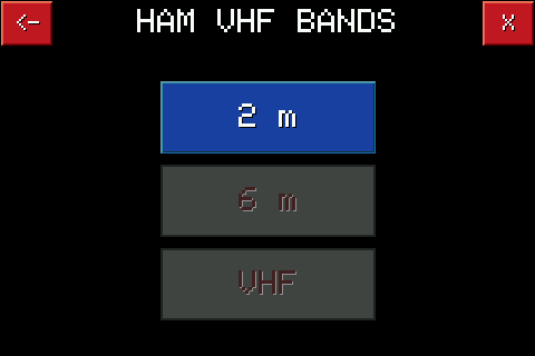 HAM VHF BANDS page