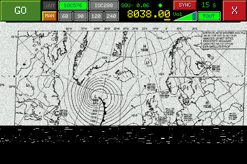 WEFAX Weather Chart