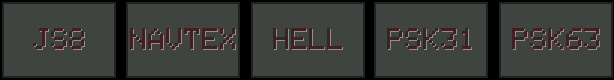JS8, NAVTEX, HELL, PSK31, PSK63 buttons