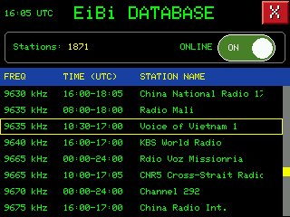 EiBi Database