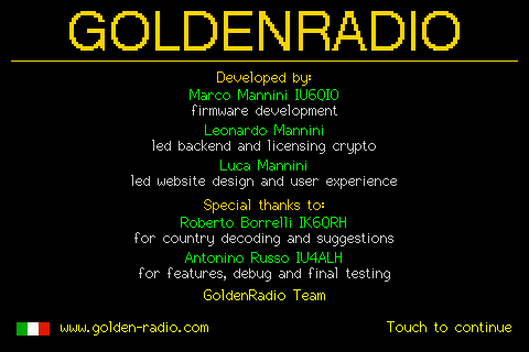 Credits Screen