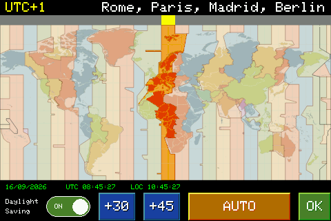 Timezone Map